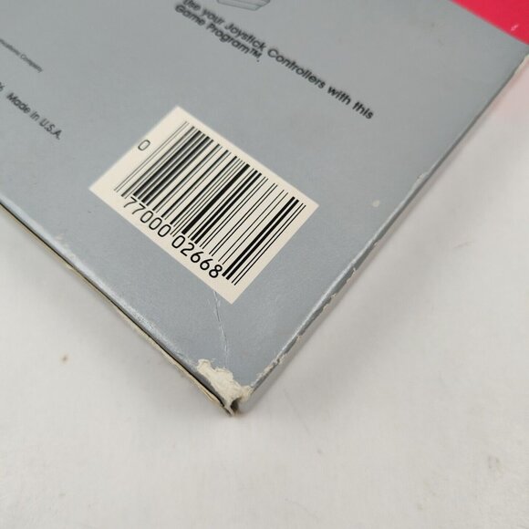 Atari 2600 1987 Vintage Real Sports Football Complete CIB Manual DAMAGED Box - Picture 13 of 14